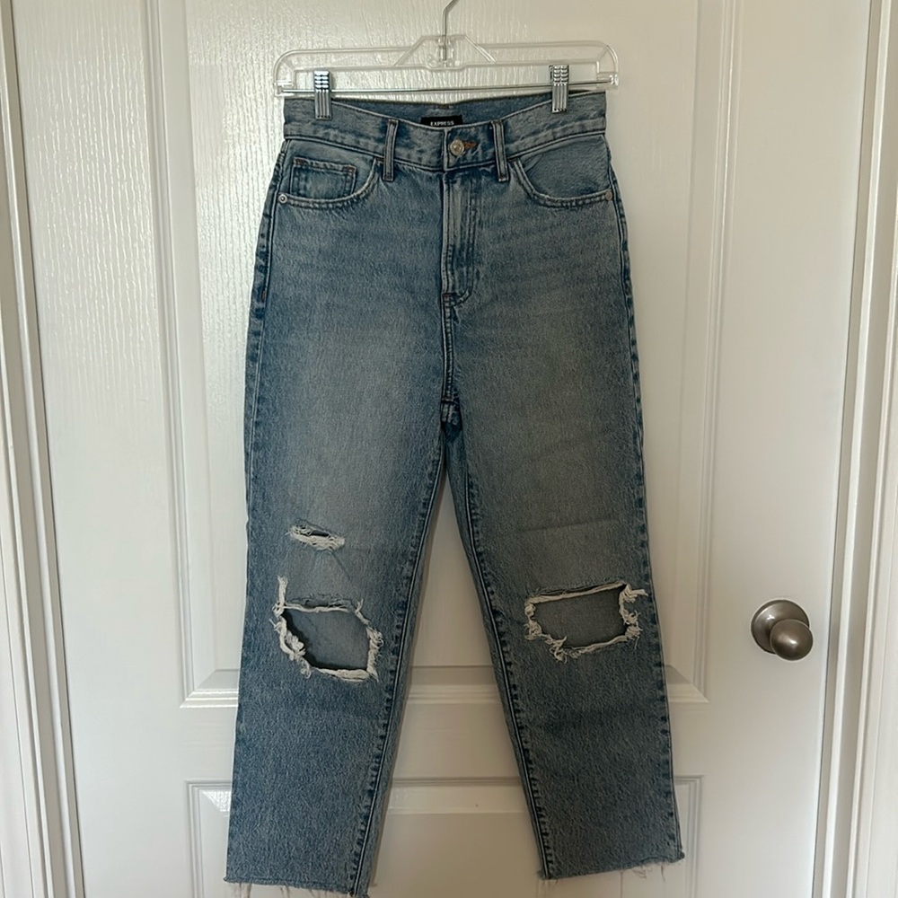 NWOT Express mom jeans